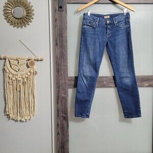 Mother Denim The Looker Crop skinny jeans